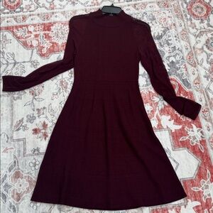 INC Burgundy Women's Dress - small